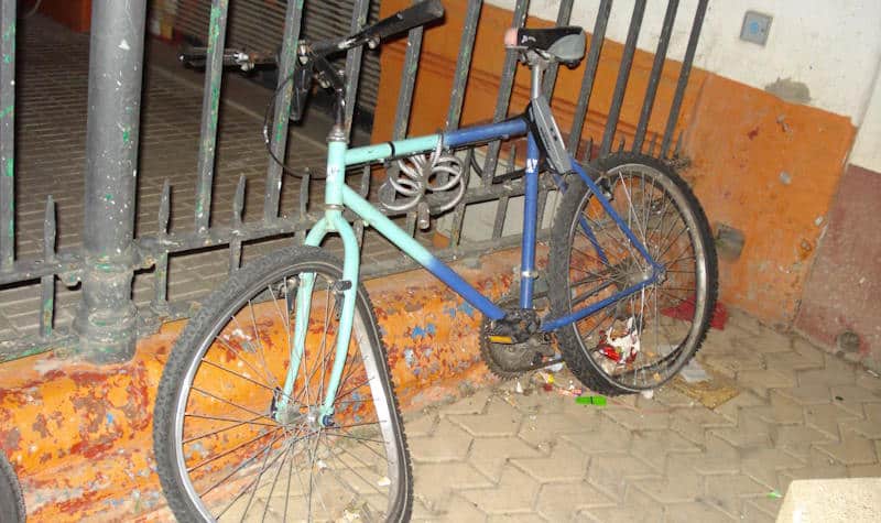 cadena antirrobo bicicleta