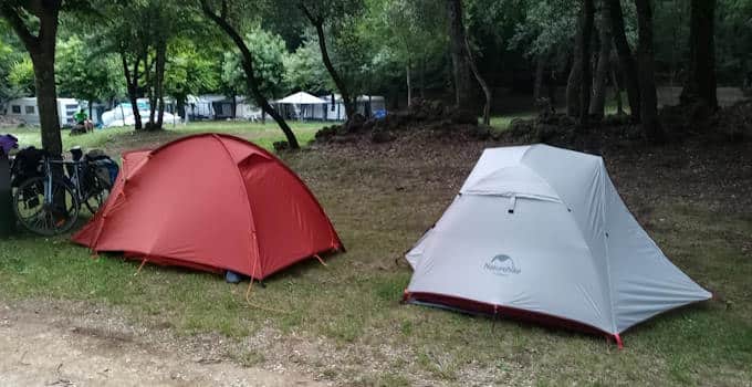 tienda campaña ciclismo