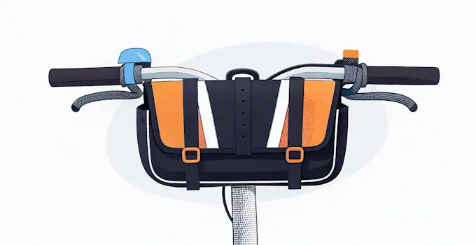 BOLSA PARA MANILLAR DE BICICLETA QUE HE USADO