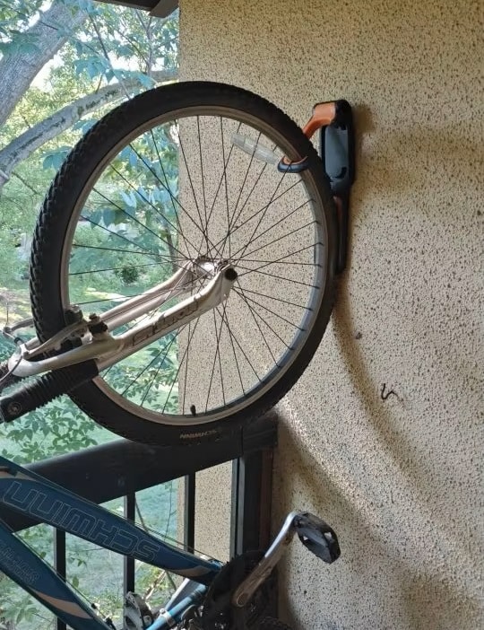 gancho de pared para bicicleta