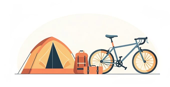 TIENDA DE CAMPAÑA PARA CICLOTURISMO