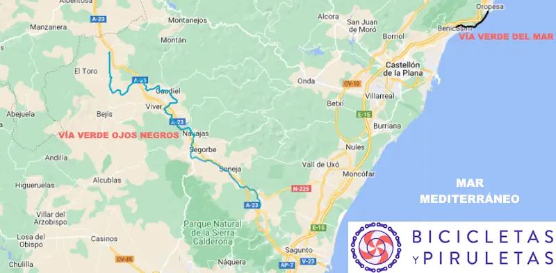 VIAS VERDES DE CASTELLON