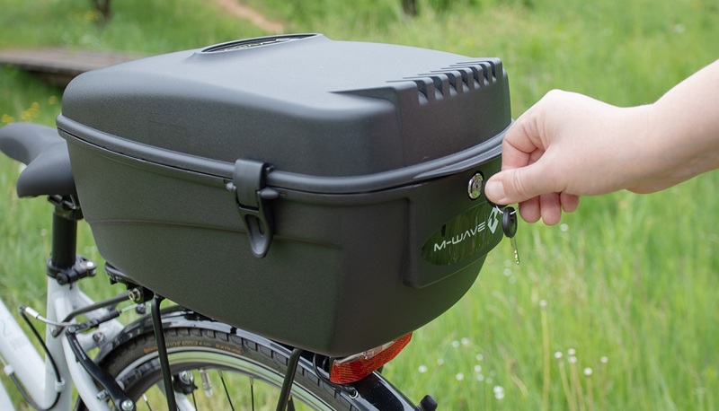 cerradura cofre de bicicleta